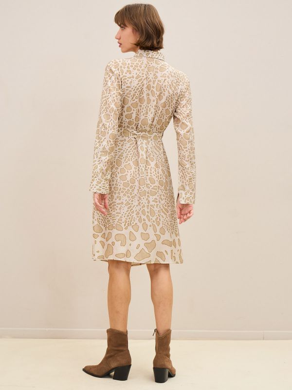 עליונית שמלה מודפסת