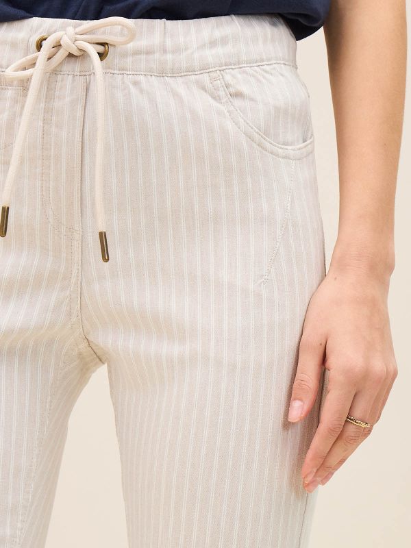 מכנסי דריל7/8 פסים  LBC