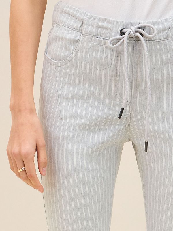 מכנסי דריל7/8 פסים  LBC