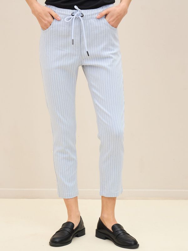 מכנסי דריל7/8 פסים  LBC