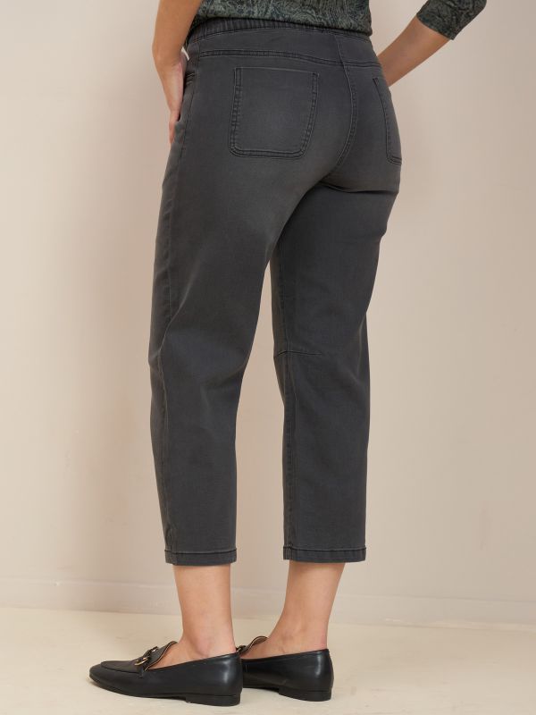 מכנס ג’ינס 7/8 גומי פרומ