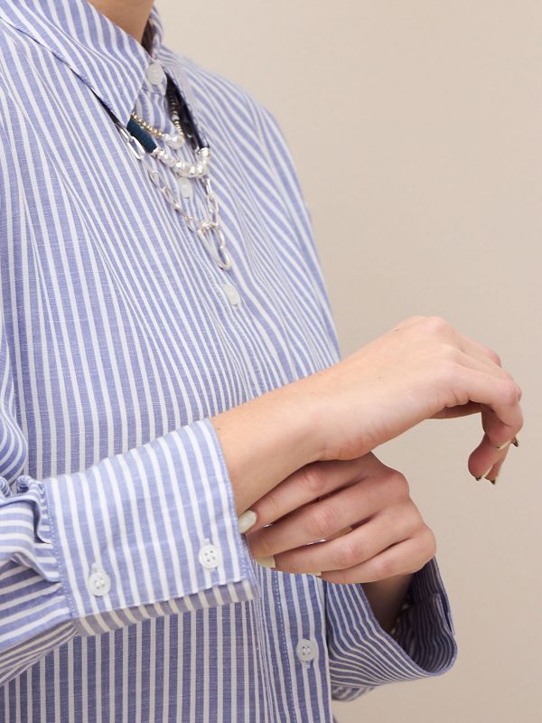 חולצת פסים מכופתרת LBC