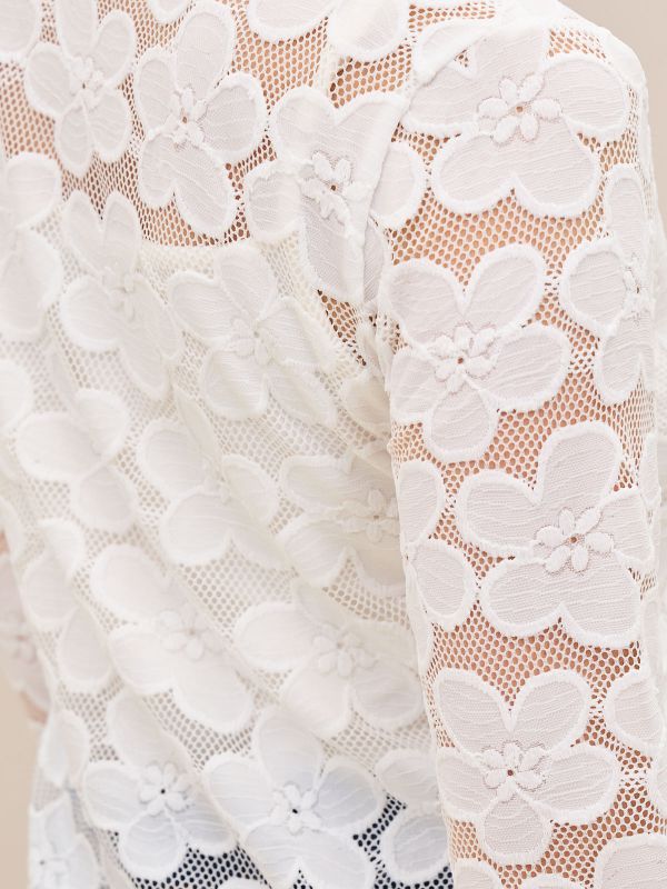 טי שרט-תחרה פרחים LBC