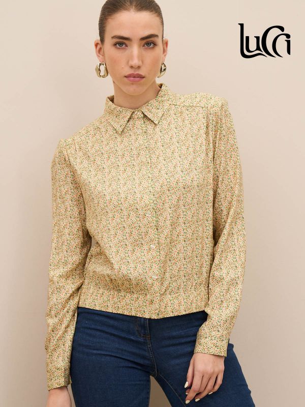 חולצת דפוס פרחים LBC