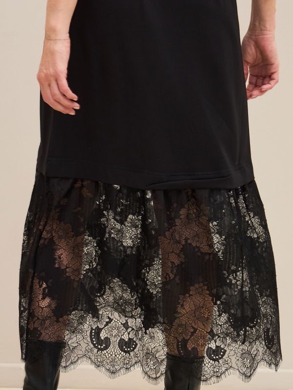 שמלה ערב שילוב תחרה