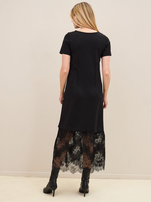 שמלה ערב שילוב תחרה