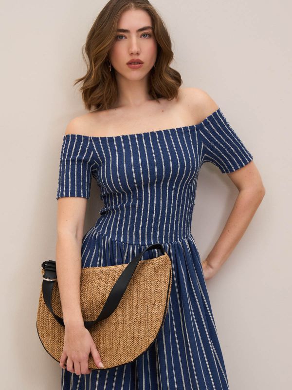 שמלה סמוקינג מקסי בוהו