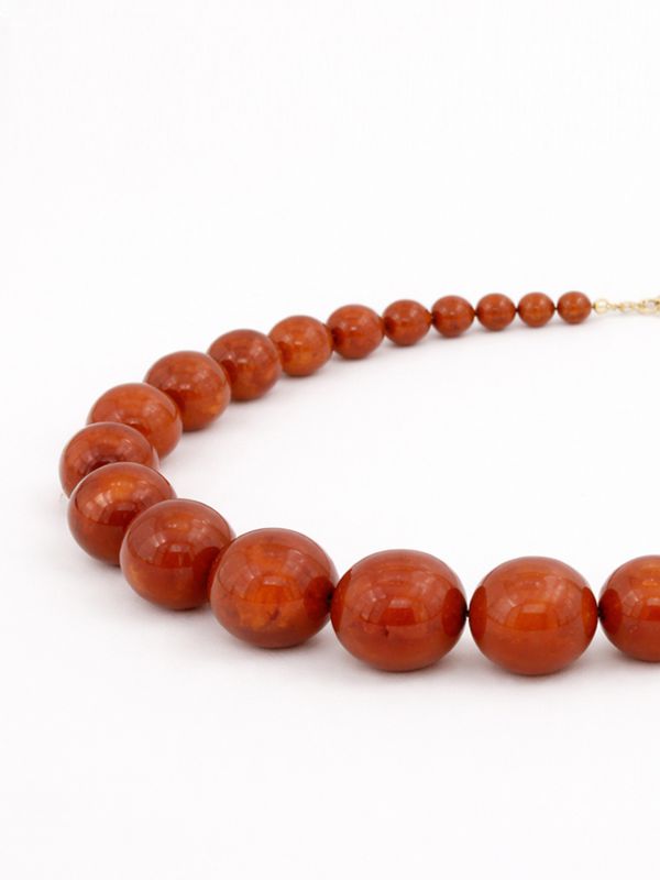 שרשרת קולר עיגולי חרוזים