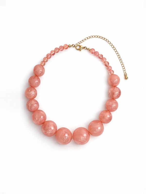 שרשרת קולר עיגולי חרוזים