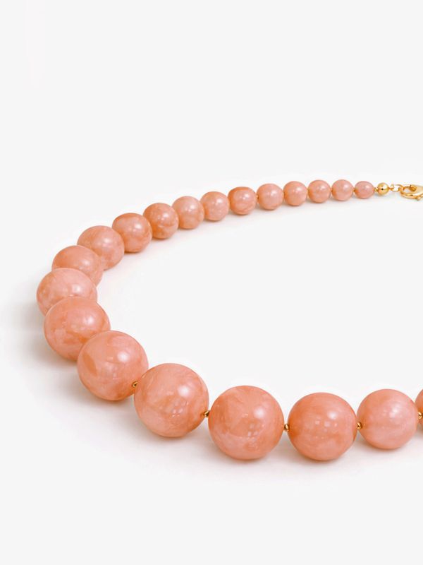 שרשרת קולר עיגולי חרוזים