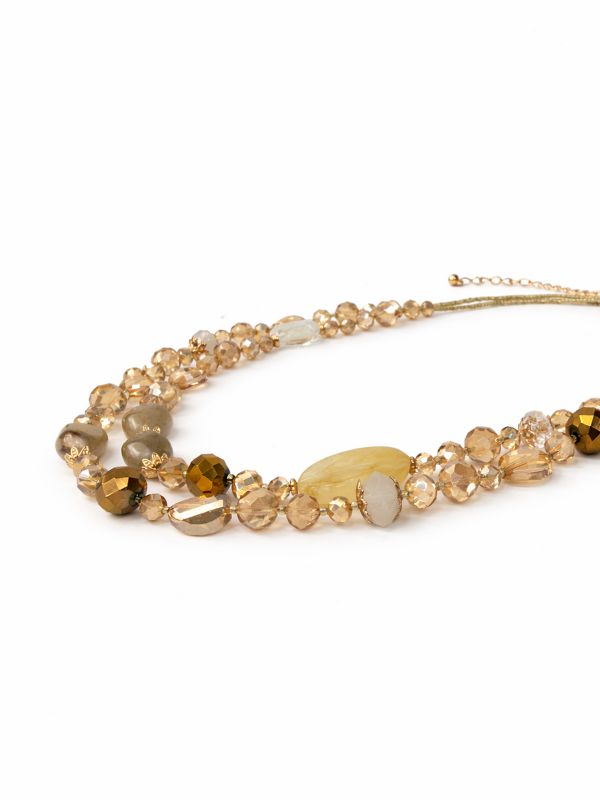 שרשרת קריסטלים מונוכרמטי