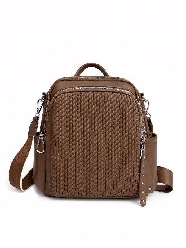 תיק גב טקסטורלי