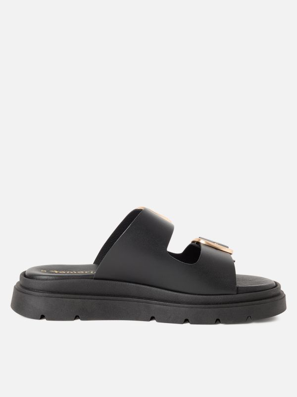 כפכפי נוחות מעור בעיצוב נקי ואופנתי. תמריס TAMARIS.