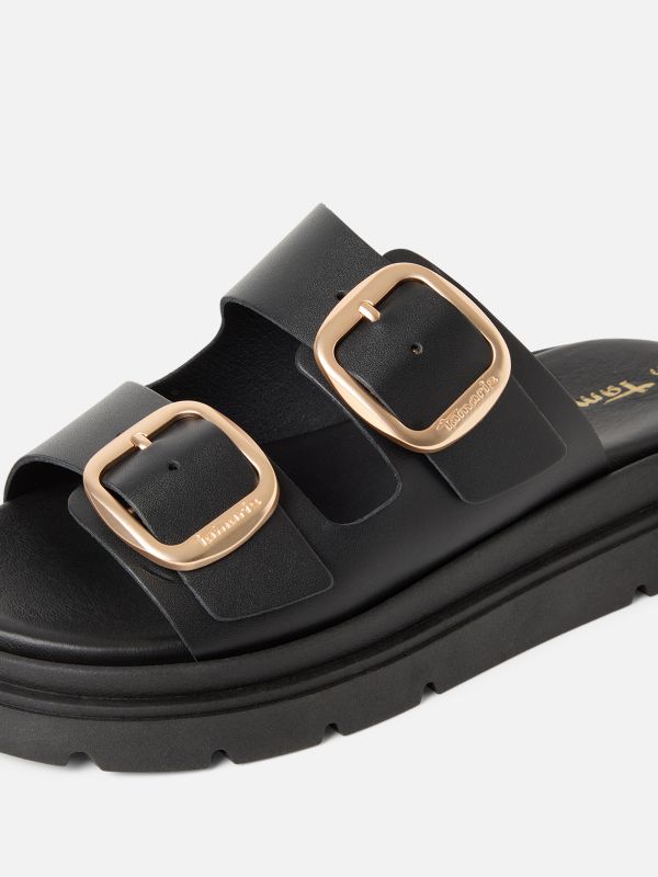 כפכפי נוחות מעור בעיצוב נקי ואופנתי. תמריס TAMARIS.