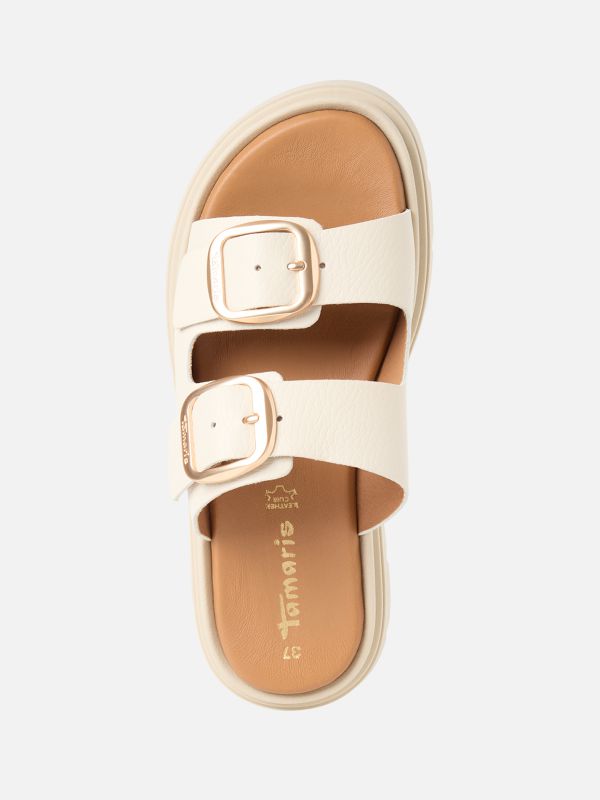 כפכפי נוחות מעור בעיצוב נקי ואופנתי. תמריס TAMARIS.