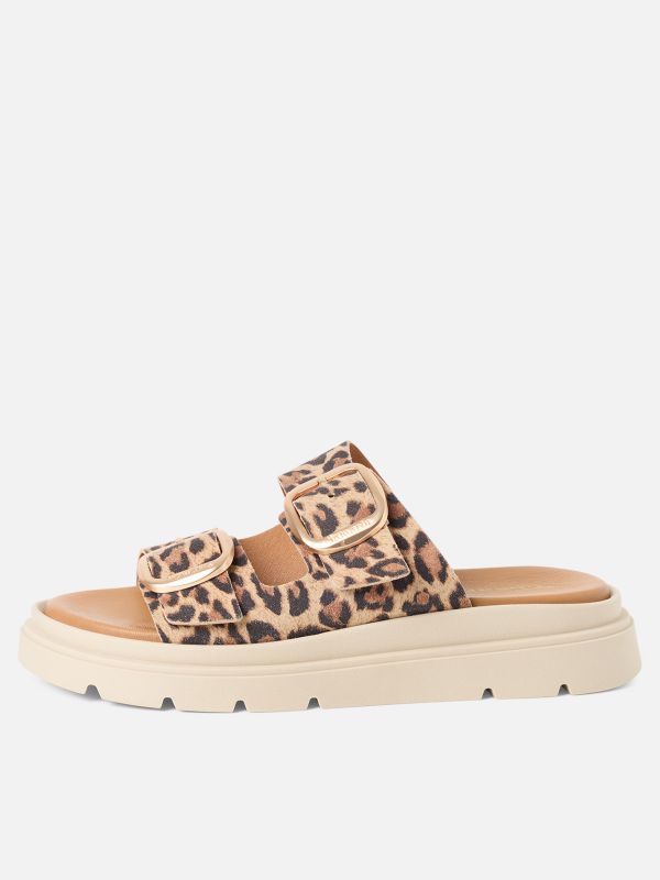 כפכפי נוחות מעור בעיצוב נקי ואופנתי. תמריס TAMARIS.