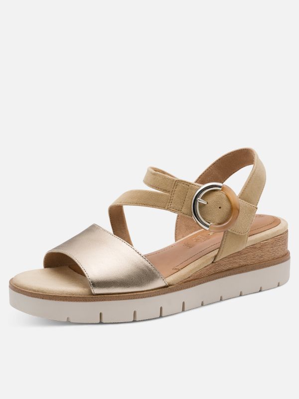 סנדלי נוחות בעיצוב מוקפד במיוחד, סגירת סקוצ’. תמריס TAMARIS.