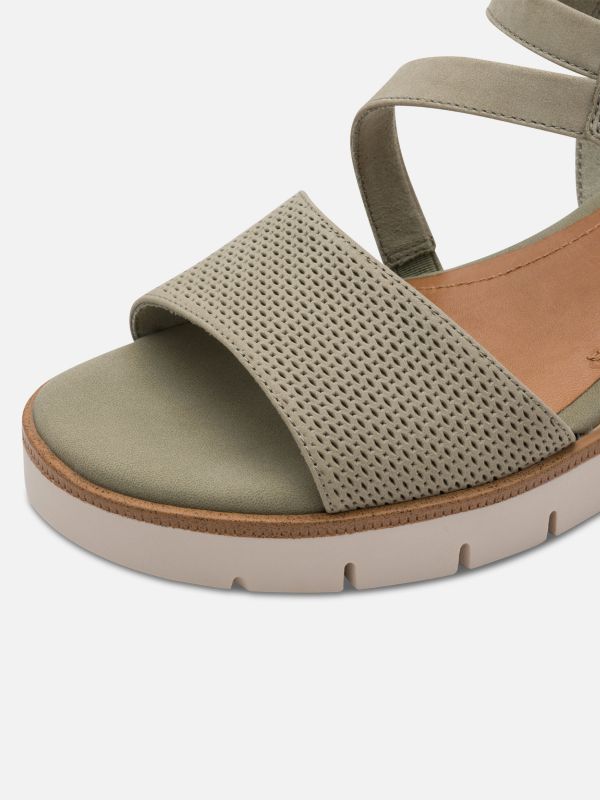 סנדלי נוחות בעיצוב מוקפד במיוחד, סגירת סקוצ’. תמריס TAMARIS.