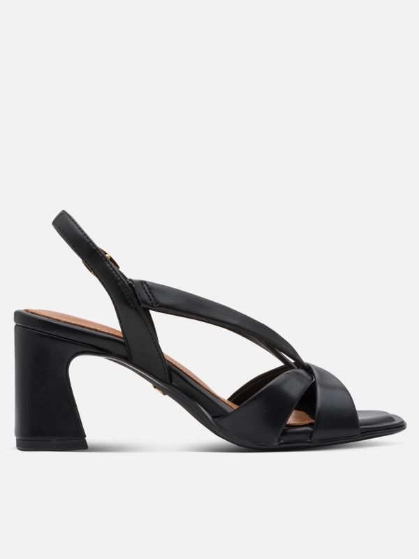 סנדל עקב אלגנטי בגזרת מעצבים, מדרס נוחות. תמריס TAMARIS.