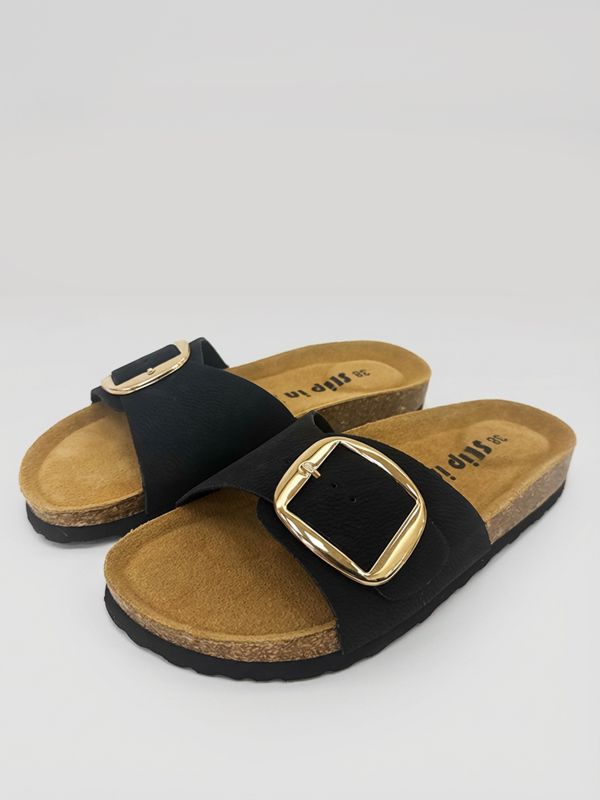 כפכף רפידת עור  אבזם