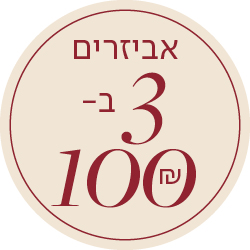 אביזרים 3 ב- 100 שח - מעבר לעמוד הקטגוריה