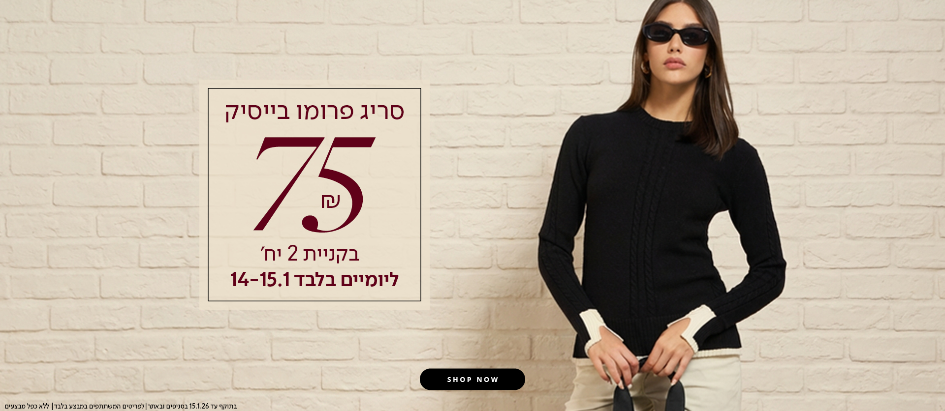 סריגי בייסיק 99.9 ש"ח